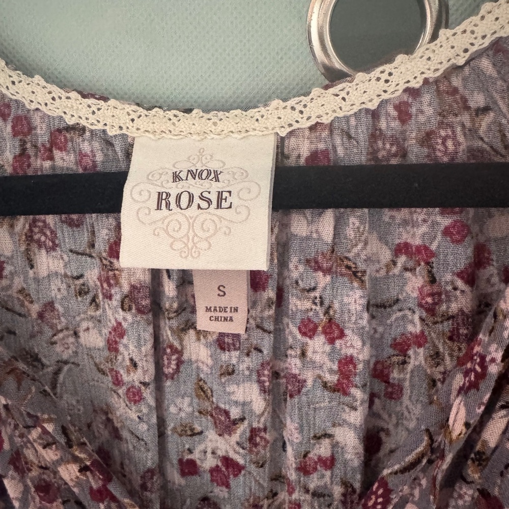 Knox Rose Longsleeve BOHO Prairie Maxi with Pockets